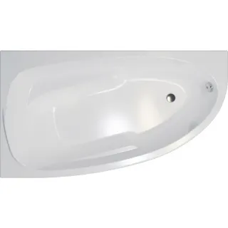 Акриловая ванна 1ACReal Мадрид Щ0000045644 левая обрезанная 150x95 см белый