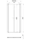 Душевая дверь Triton Дабл Щ0000036861 90 см