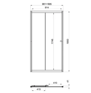 Душевая дверь Triton Слайд Щ0000038519 100 см профиль белый стекло прозрачное с узором