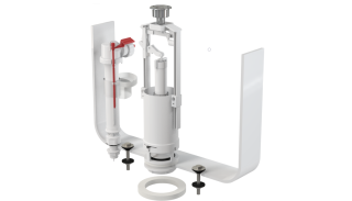 Выпускной комплект со стоп кнопкой AlcaPlast впускной механизм А17 1/2 SA2000S 1/2" CHROM