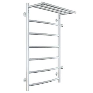 Полотенцесушитель водяной Laris Классик 73208019 правый  с полкой П7 50x80см хром