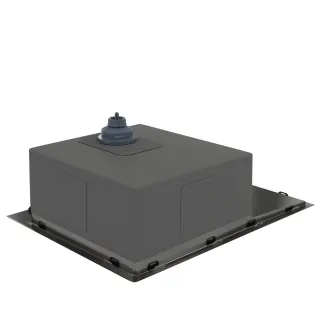 Мойка кухонная Reflexion Maggiore 65-BL RX2365BL оружейная сталь