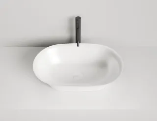 Накладная раковина Salini Mona S-Sense 110811GRH 60см RAL снаружи