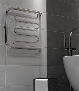 Полотенцесушитель водяной Indigo Фокстрот Liana FLW60-40P с полкой 60x40 см хром