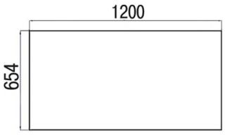 Зеркало Акватон Отель 120см 1A101402OT010