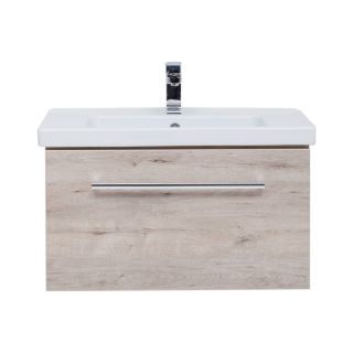 Тумба подвесная Dreja.Rus BIG INN 80 под умывальник Гармония 80, дуб кантри