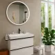 Смеситель для раковины Hansgrohe Tecturis S 110 73310670 матовый черный