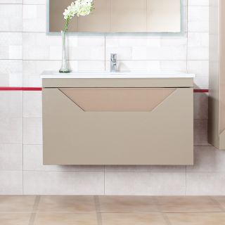 Тумба под раковину Бриклаер Брайтон 4627125415777 100 см бежевый