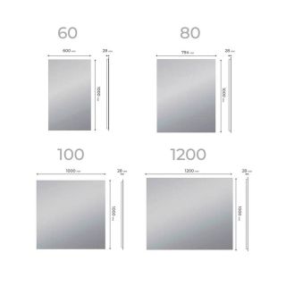 147 Зеркало Quadro Comfort 1200