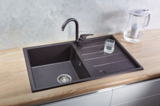 Мойка кухонная Granula GR-8002 алюминиум