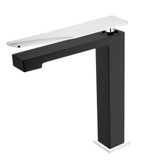 Смеситель для раковины Boheme Q 142-BCR.2 чёрный/хром