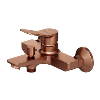 Смеситель для ванны AM.PM  X-Joy F85A10044 розовое золото