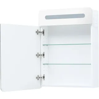 Зеркальный шкаф с подсветкой Aquanet Лукка 178954 60 см белый