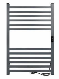 Полотенцесушитель электрический Indigo Attic LСLATCE80-50MGRt 80x50 см серый матовый