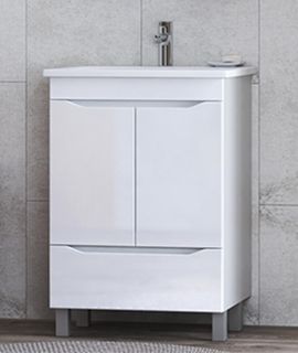 Тумба под раковину напольная Vigo Grani tn.GRI.ELI.60.2D.1Y 60 см белый