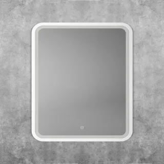 Зеркало с подсветкой ArtMax Genova AM-Gen-600-800-DS-F-White 60 см белый