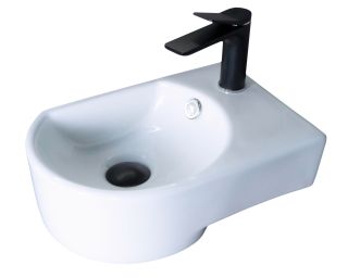 Раковина Gid N9273L 61106L подвесная белая 41x27x14