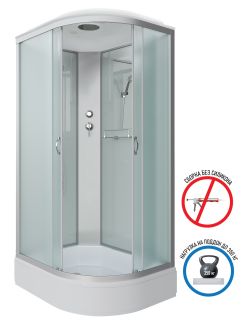 Душевая кабина Niagara NG-33294-14L 120x90см серебро/матовое