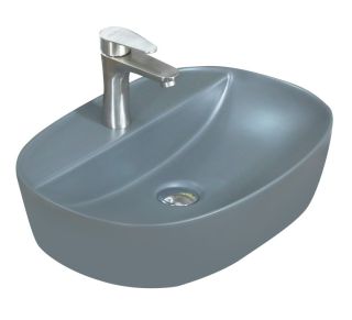 Накладная раковина Melana 320356MG-805 51см серый матовый