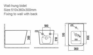Биде подвесное Boheme Zen 967-BIDET-MW белый матовый