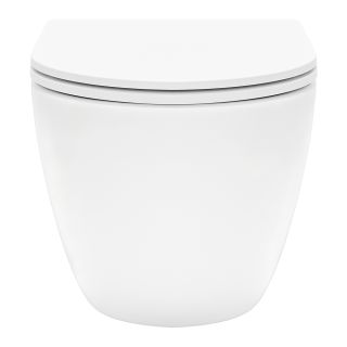 Унитаз подвесной TECEspring R 9700998 безободковый с сиденьем смыв торнадо белый