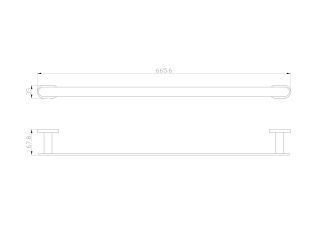 Вешалка для полотенец Wonzon & Woghand First WW-8412 хром