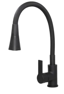 Смеситель для кухни Stella Polar Тулуза S3865-2 матовый черный