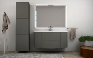 Тумба под раковину Cezares 91x55 Grigio talpa opaco Eden 55069