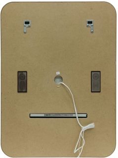 Зеркало с подсветкой и музыкальным блоком Art&Max Genova 60x80см чёрный AM-Gen-600-800-S-F-MFP