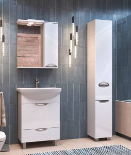 Зеркало-шкаф с подсветкой Vigo Callao z.CAL.60.R.El 60 см белый