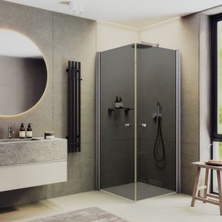 Душевой уголок MaybahGlass MGY-1296-5 80x80см хром матовый