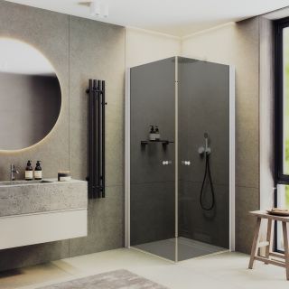 Душевой уголок MaybahGlass MGY-1296-1 80x80см белый