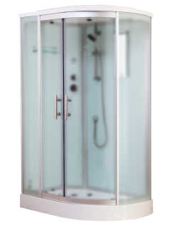 Душевая кабина Timo Standart  T-6602SLF Silver Fabric 120x85см