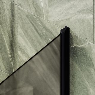 Шторка на ванну MaybahGlass MGV-772-6 50см чёрный