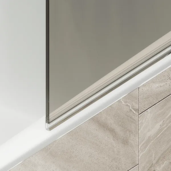 Шторка на ванну MaybahGlass MGV-622-2 80см бронза