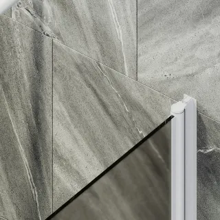 Шторка на ванну MaybahGlass MGV-602-1 40см белый