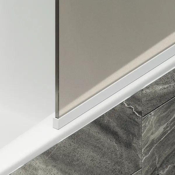 Шторка на ванну MaybahGlass MGV-76-1у 80см белый