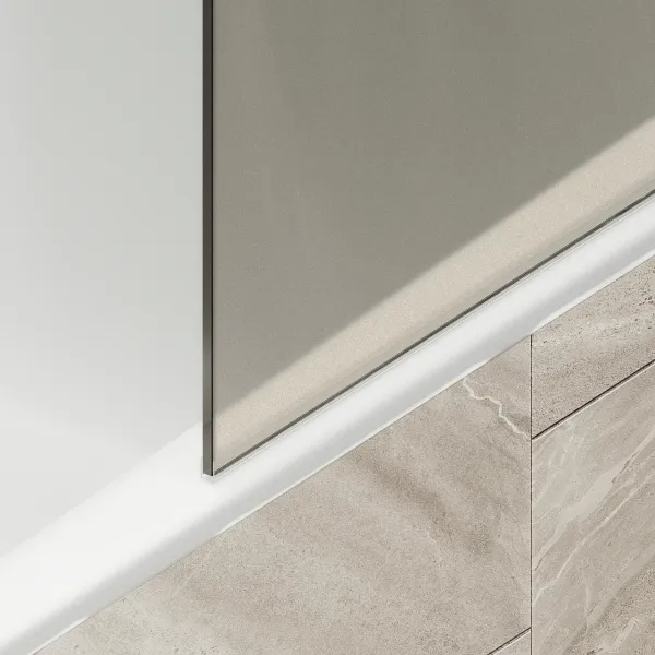 Шторка на ванну MaybahGlass MGV-77-2ш 90см бронза