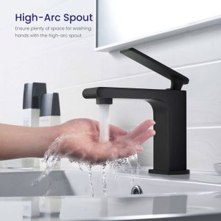 Смеситель для раковины Timo Anni 2761/03F чёрный