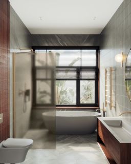 Душевая перегородка MaybahGlass MGD-697-2ш 79см бронза