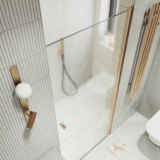 Душевая дверь MaybahGlass MGD-808-2 80см бронза