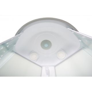 Душевая кабина Deto L 990 с гм. и эл. 90х90х215 см