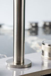 Встраиваемый смеситель для раковины Boheme Prestige 152-NB-PR брашированный никель