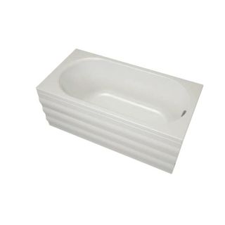 Акриловая ванна Aquanika Round A1015075024 150x75 см белый