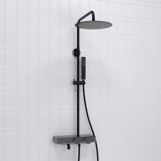 Душевой комплект WasserKRAFT A114.160.218.CB Thermo черный