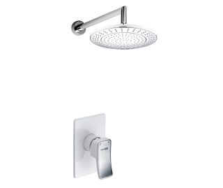 Wasserkraft A12667WHITE Встраиваемый комплект для душа с верхней душевой насадкой