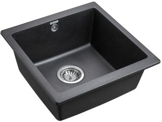 Мойка кухонная Paulmark Gera PM104546-BL чёрный