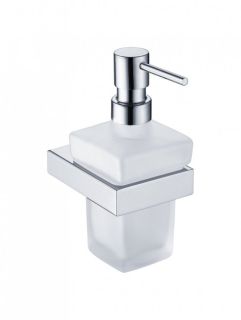 Настенный дозатор для жидкого мыло Grocenberg AC0028 (Черный матовый)