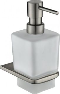 Настенный дозатор для жидкого мыло Grocenberg AC0064 (Никель)