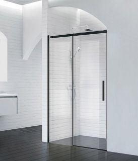 Душевая дверь BelBagno ACQUA-BF-1-150-C-NERO черный